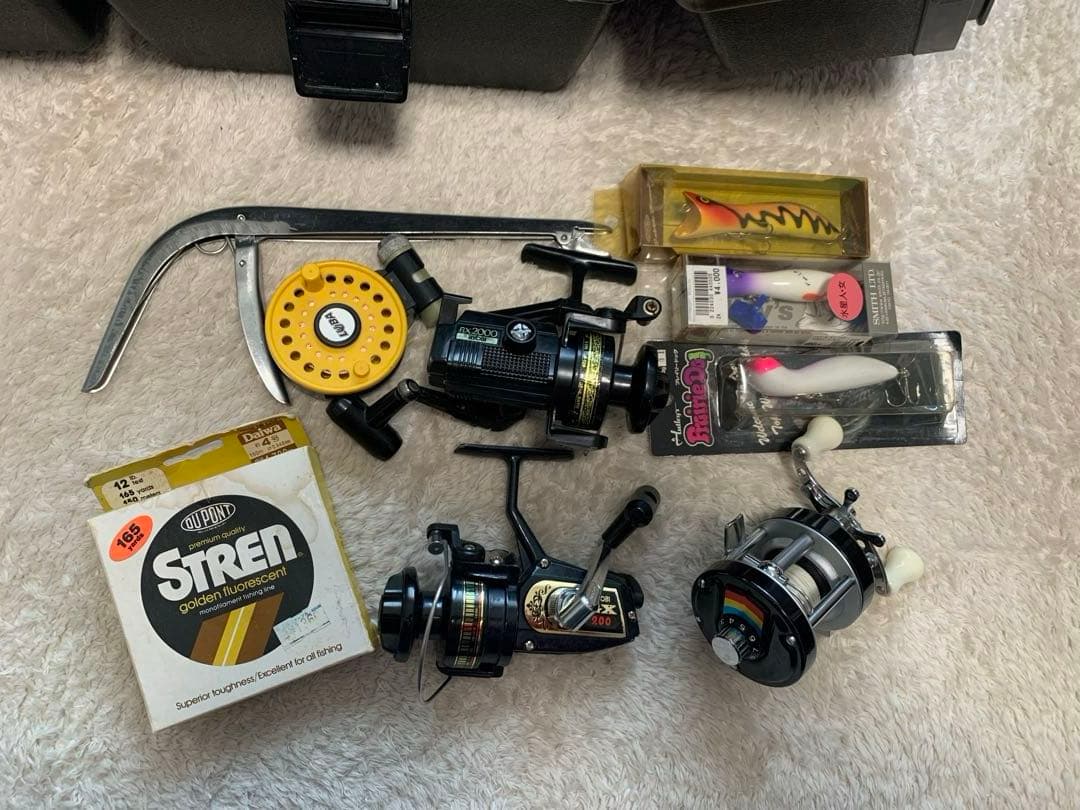 ルアー　オールド　スミス　ハトリーズ　　リール　タックルボックス