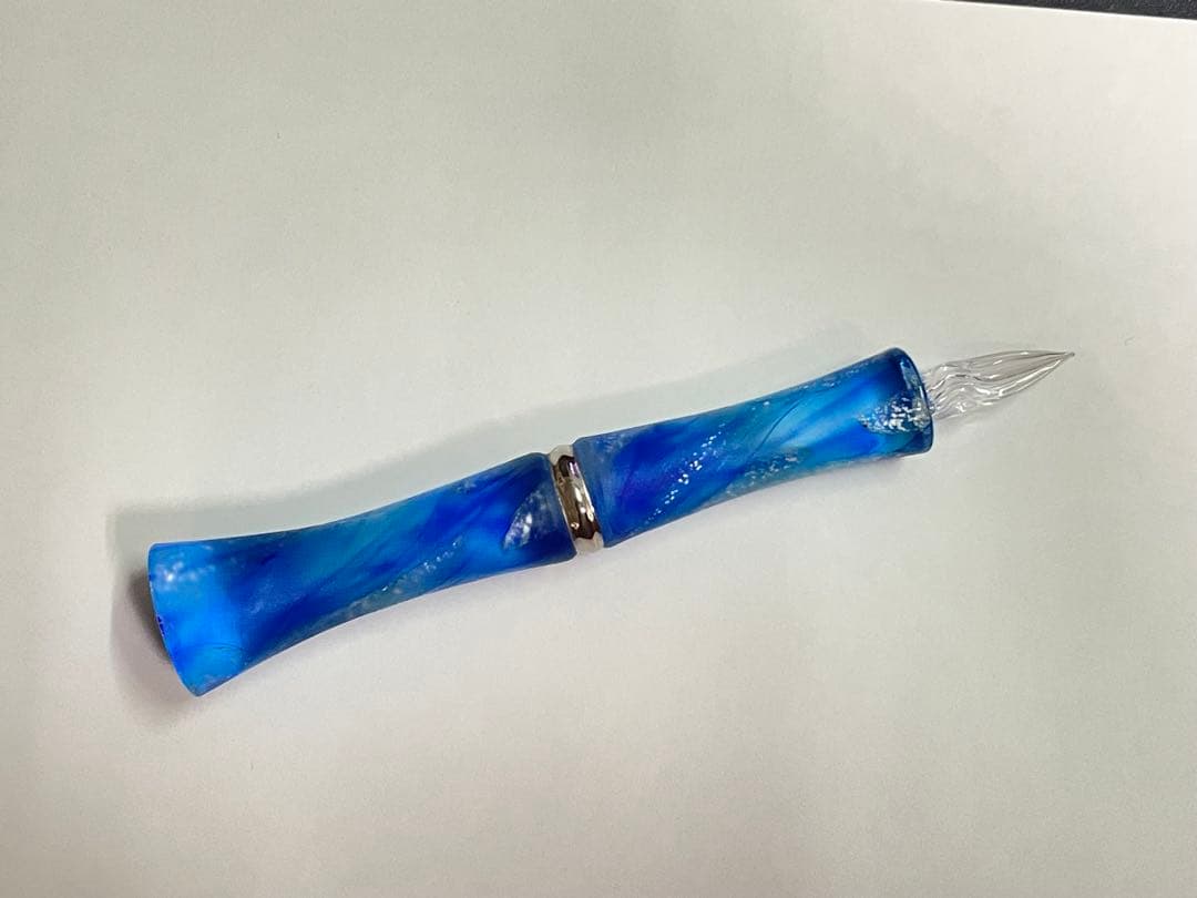 Glass Studio TooS「TAKETORI 朧月(千早色)」ガラスペン