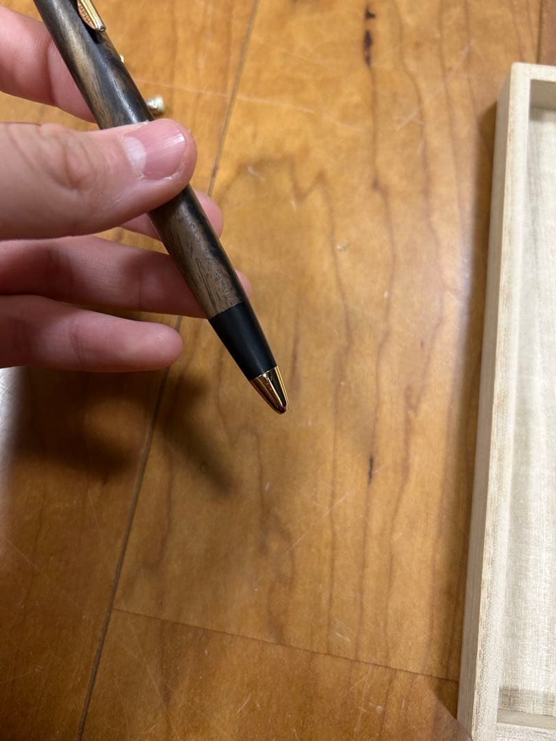 湯さま専用【野原工芸】【ジャンク】シャーペン　新型　特上黒柿