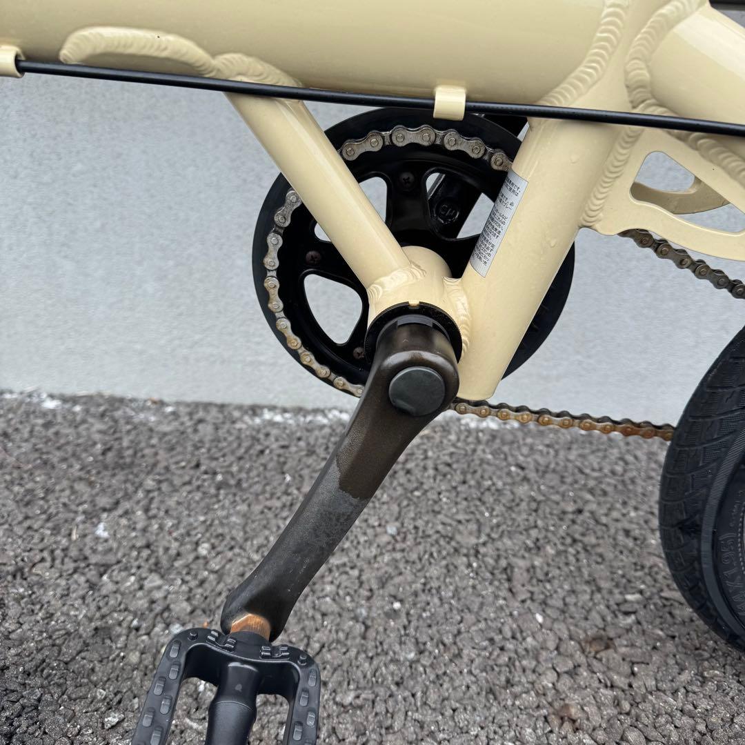 送料無料 あさひ アウトランク 14インチ アルミ軽量8.5kg ミニベロ 美品