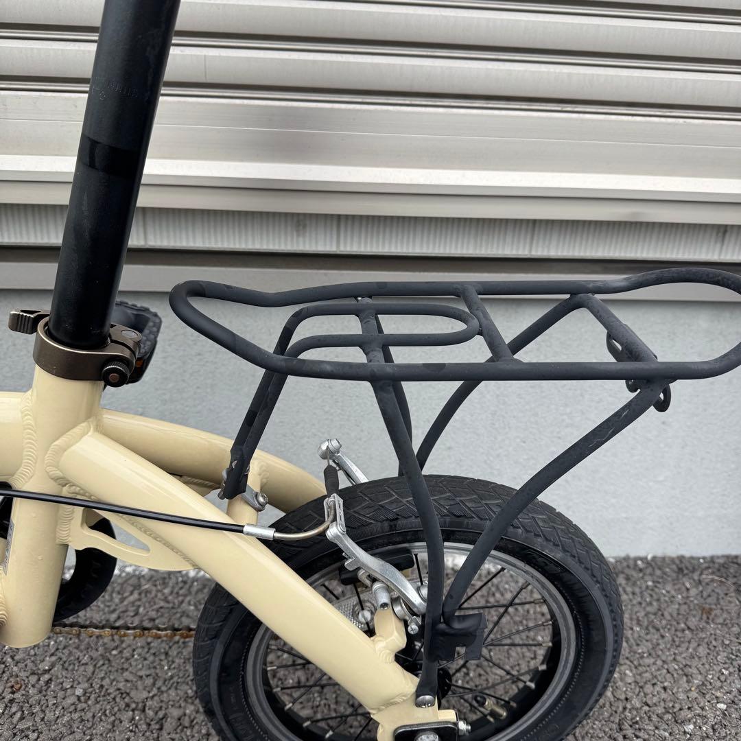 送料無料 あさひ アウトランク 14インチ アルミ軽量8.5kg ミニベロ 美品