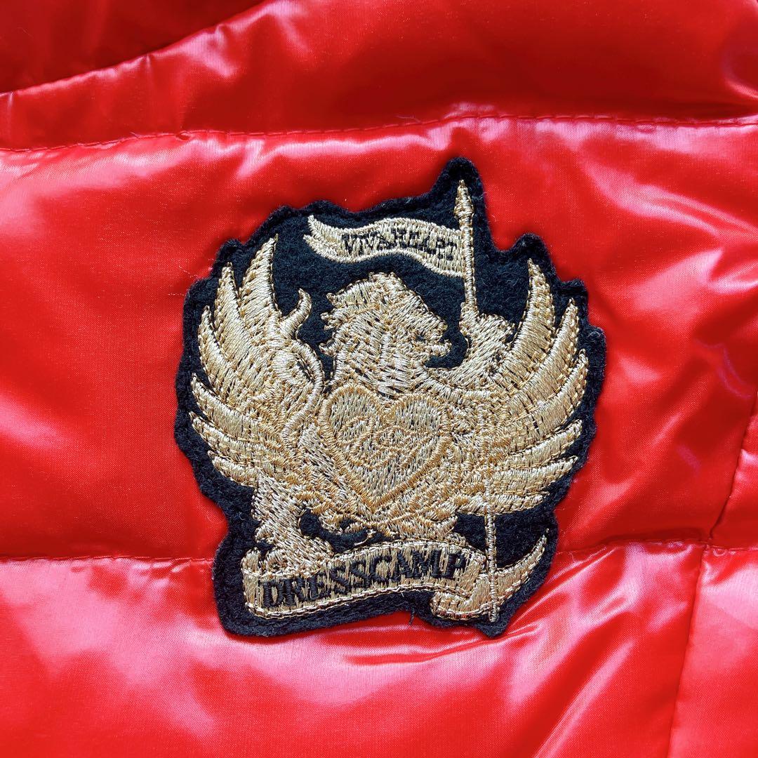 希少✨ビバハート×ドレスキャンプ コラボ ゴルフ ダウンベスト 40 金ボタン