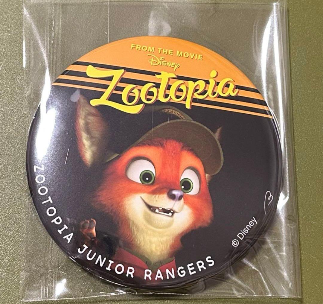 ディズニー　ズートピア　ニック　幼少期　スタンド付き　缶バッジ　100mm