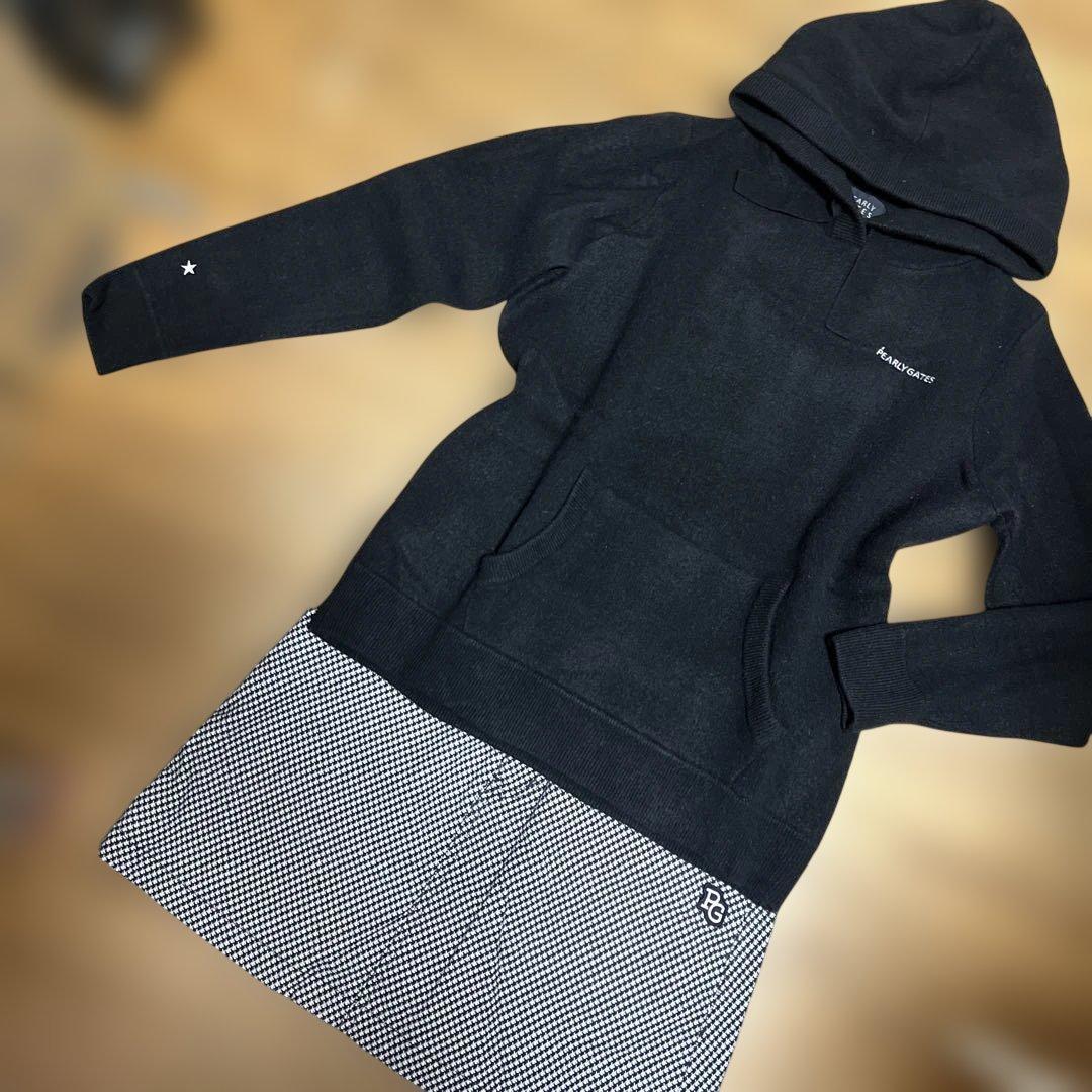 PEARL GATES フード付きニット・スカートセット