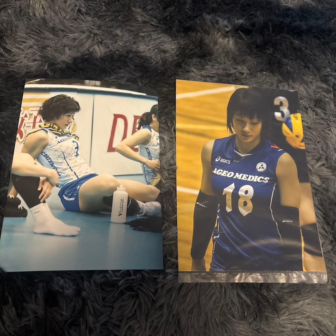 貴重！　吉村志穂　L版写真65枚+α