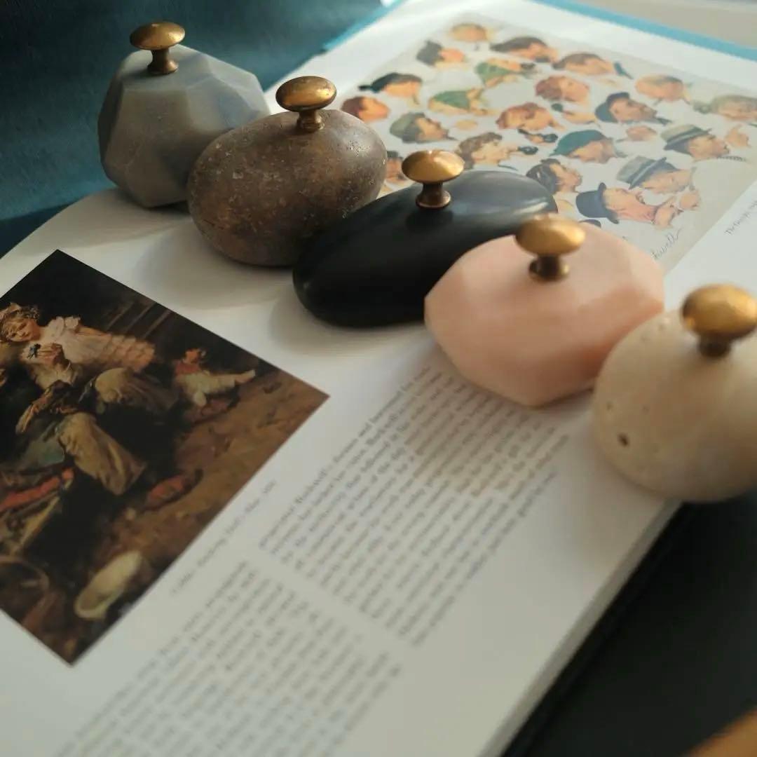 アルチザン 大理石 オブジェ ペーパーウエイト イタリア 職人