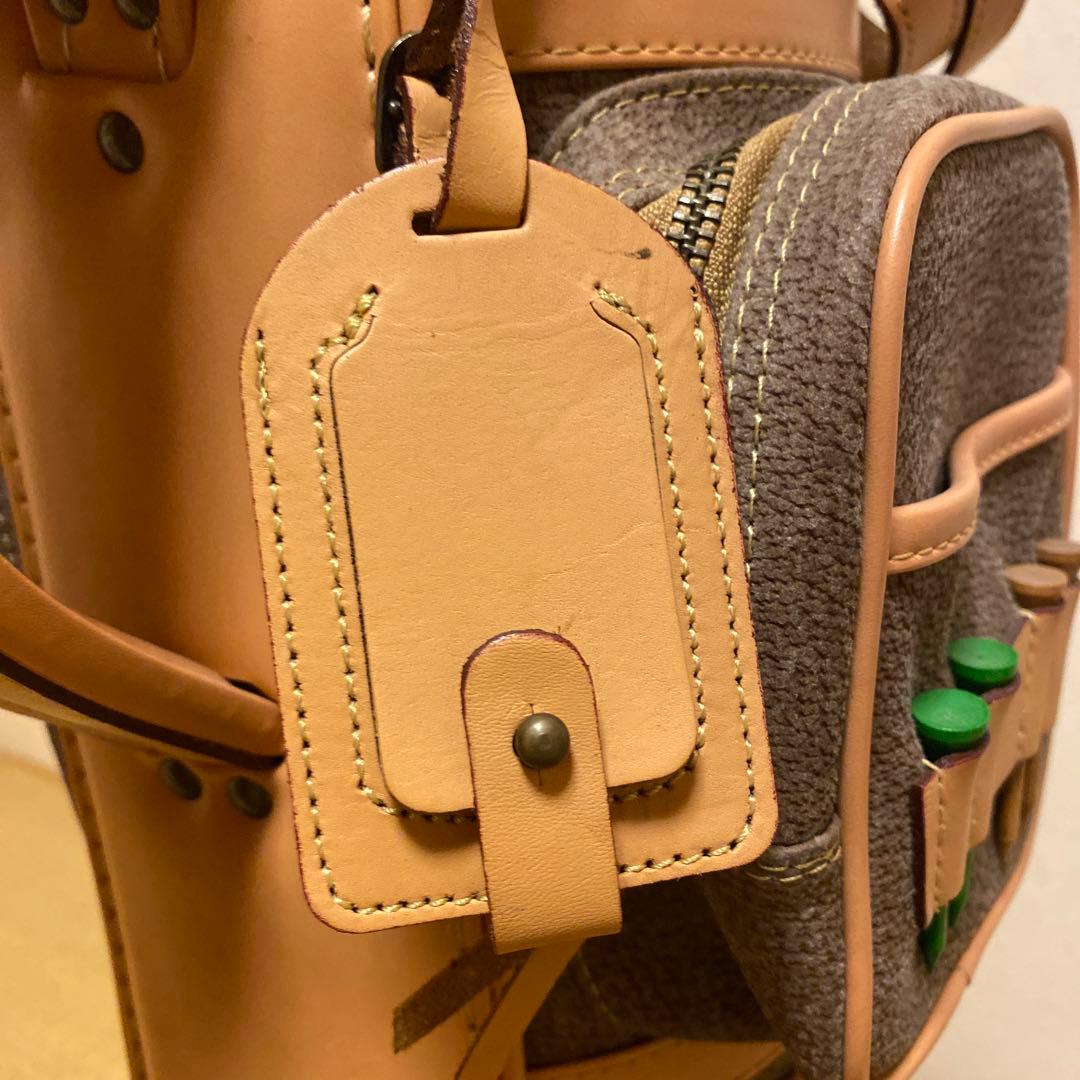 【希少】【美品】BLACK&WHITE キャディバッグ