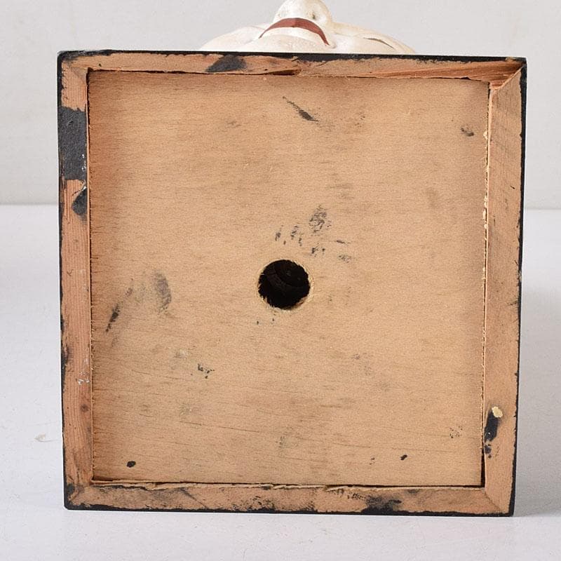 中国　石膏像　敦煌供養菩薩像　常書鴻題　千仏洞　仏像　箱付　M　7650C