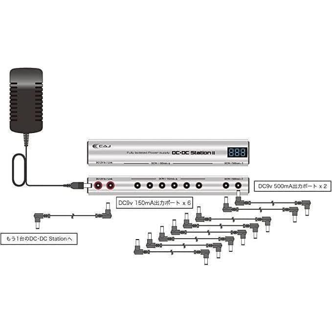 CAJ DC-DC Station II　エフェクター用パワーサプライ