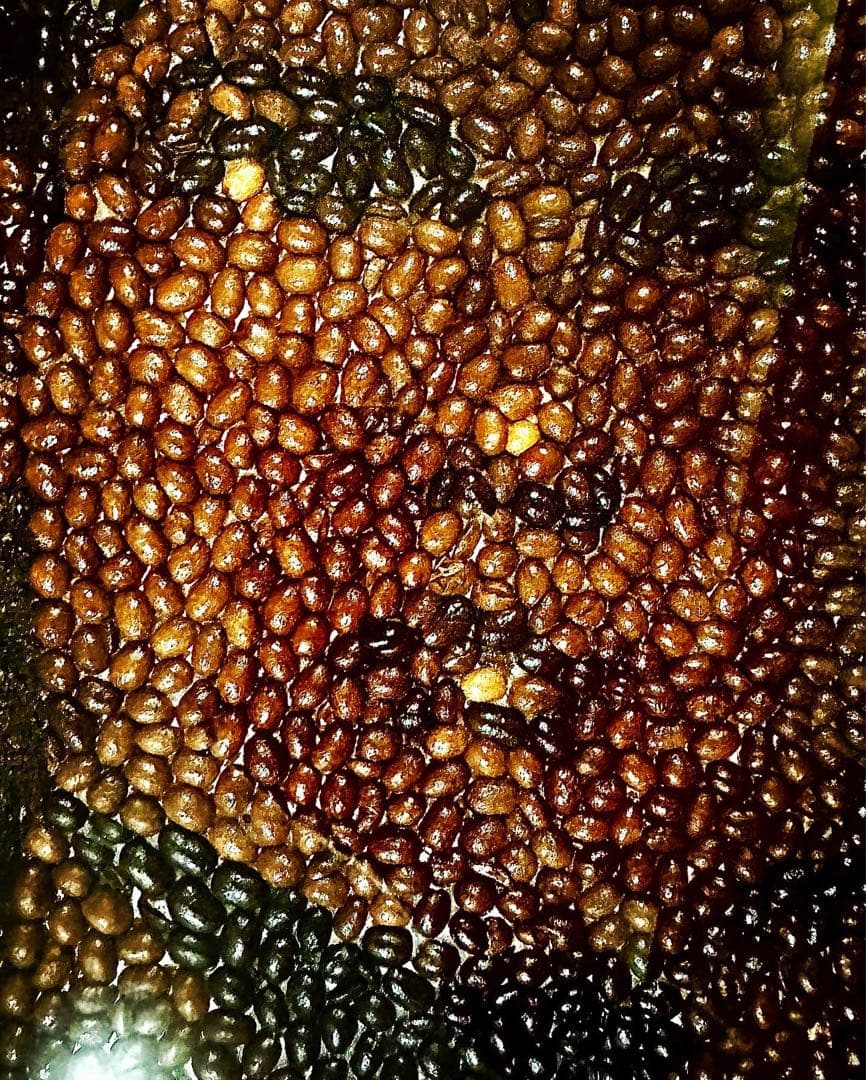 クリスティアーノ・ロナウド　美術品　アート作品　コーヒー豆