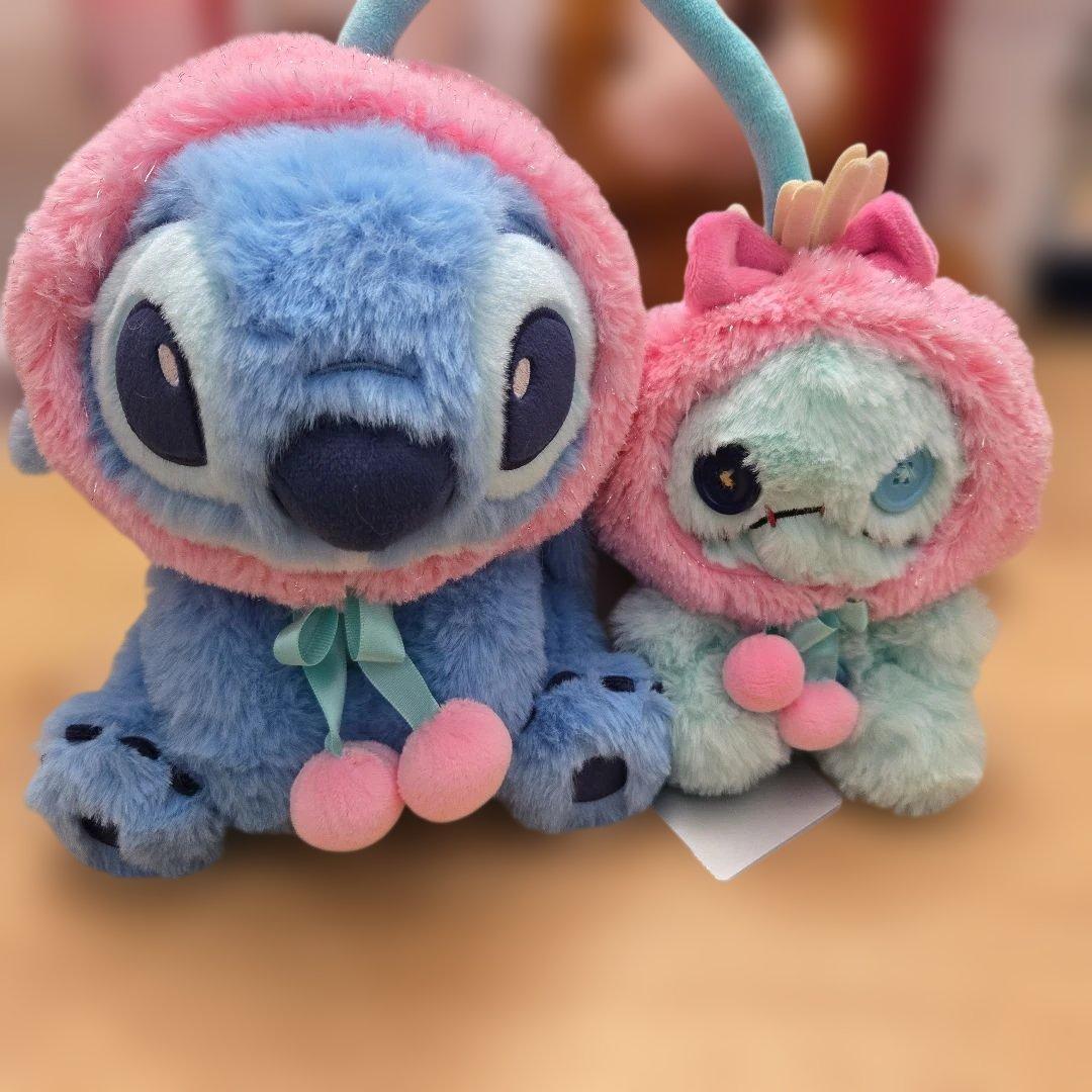 【送料込】スティッチ&スクランプぬいぐるみ　2026年さくらんぼ他