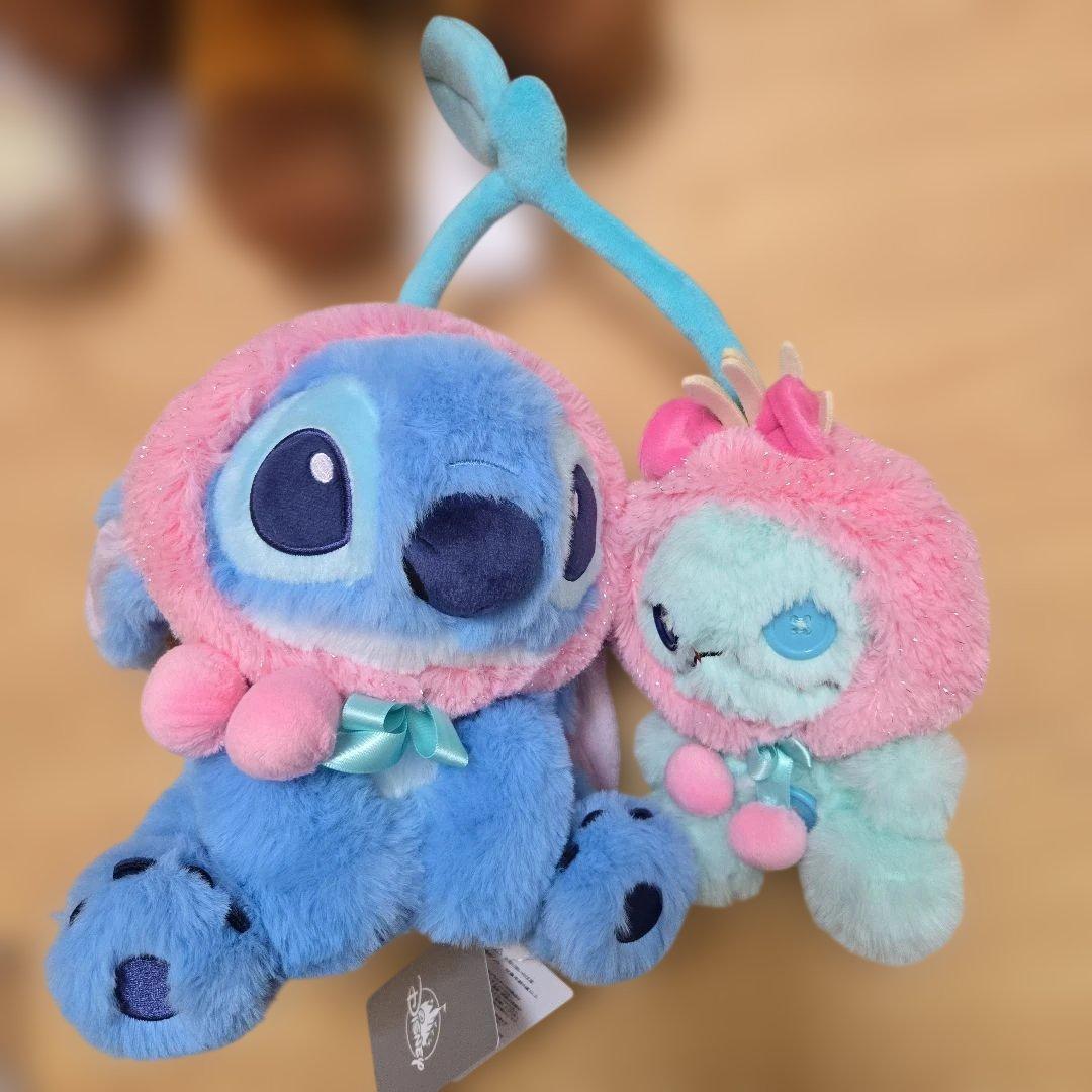 【送料込】スティッチ&スクランプぬいぐるみ　2026年さくらんぼ他