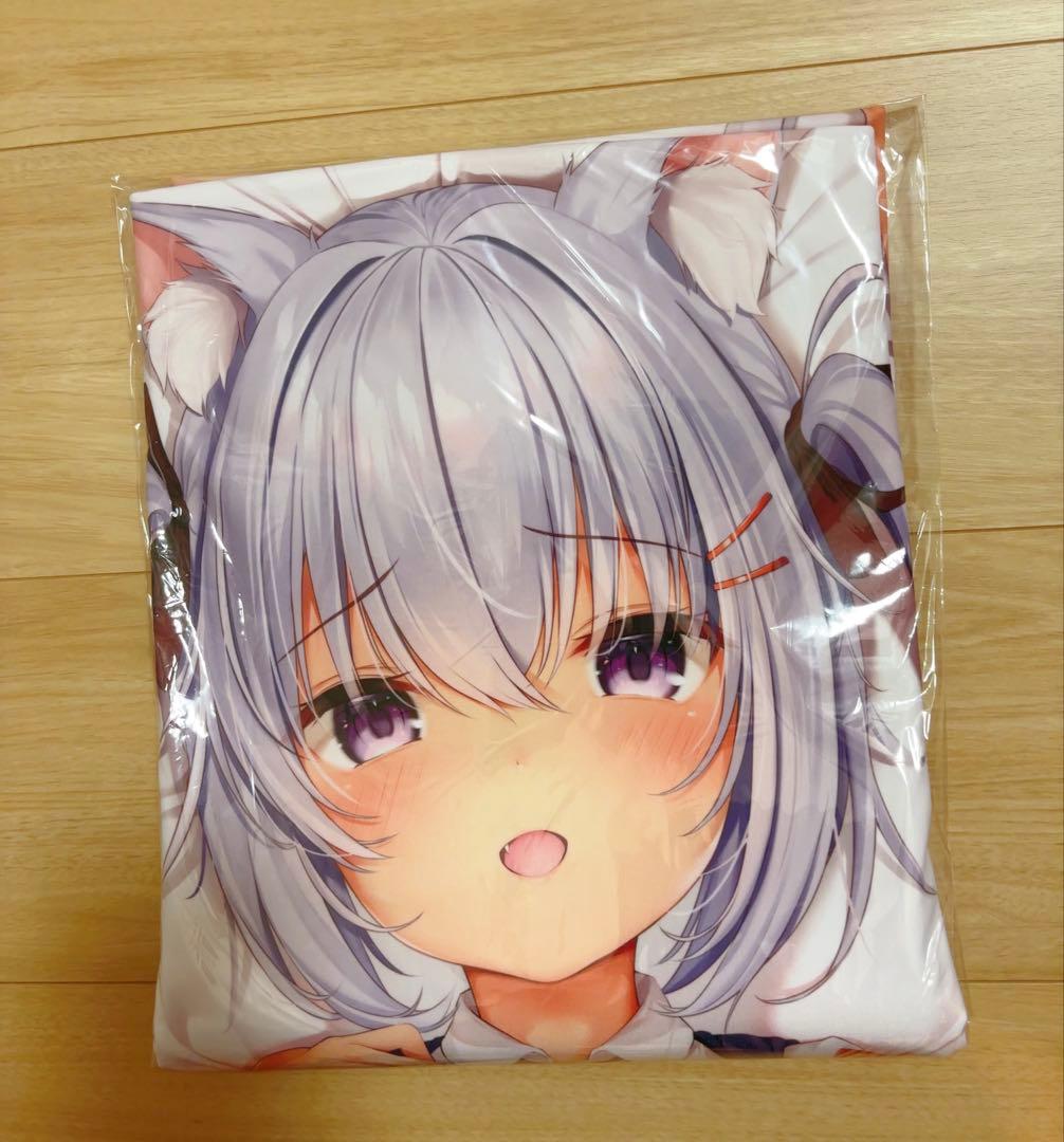 新品未開封　こくと　ツインテール猫耳褐色娘　くろ　抱き枕カバー