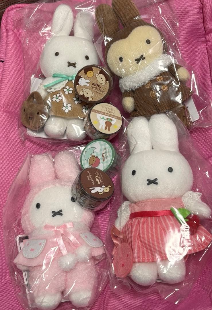 ミッフィー zakkaフェスタ マスコット 4点＋マステ4点