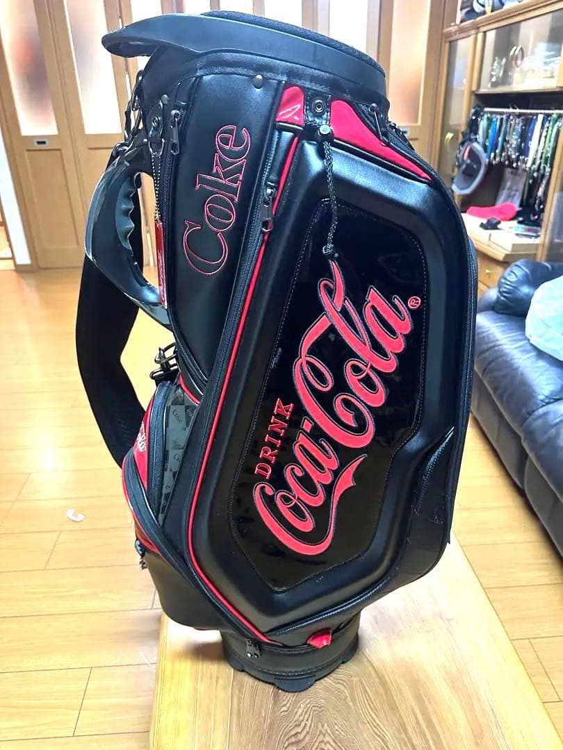 Coca-Cola キャディバッグ 黒/赤