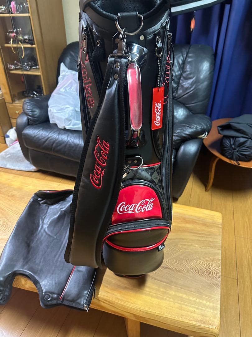 Coca-Cola キャディバッグ 黒/赤