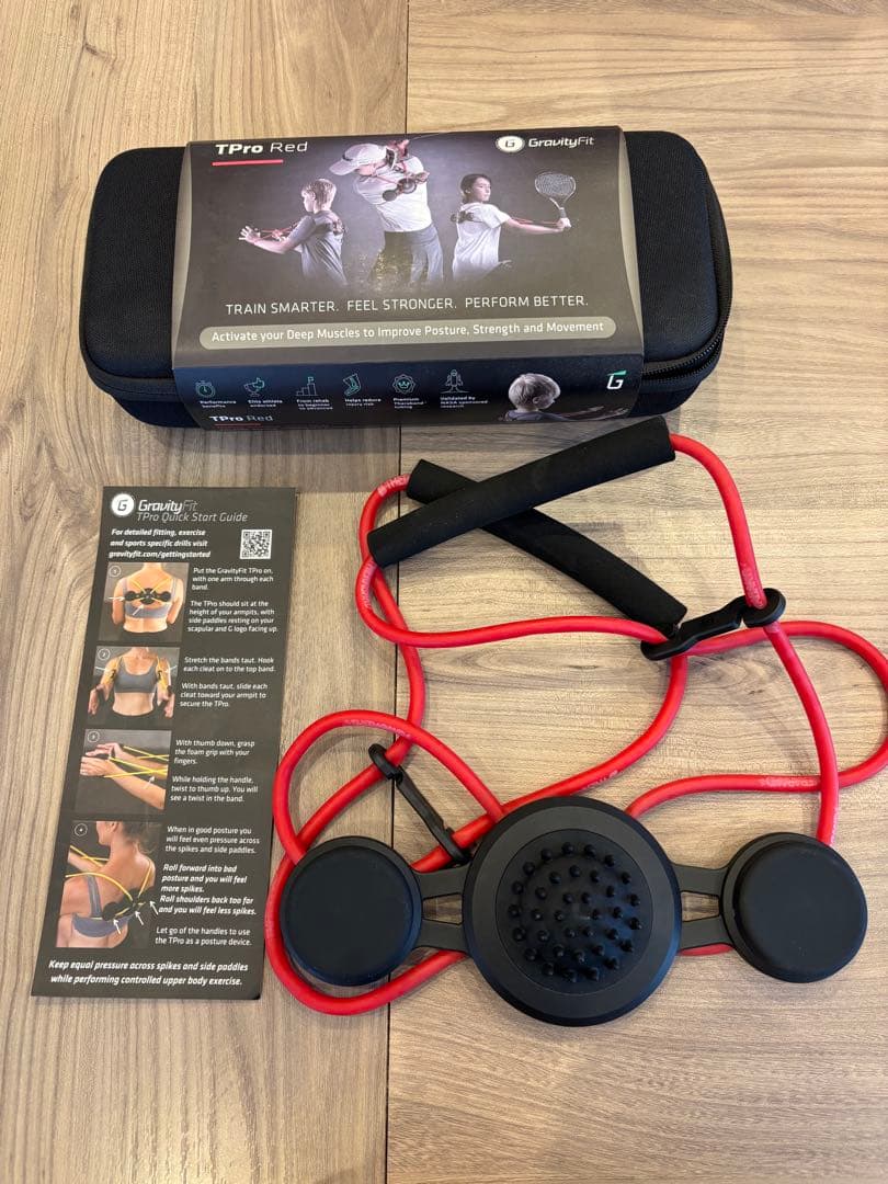 GravityFit Tpro 2.0 ゴルフ スイング 練習 器具 ケース付き