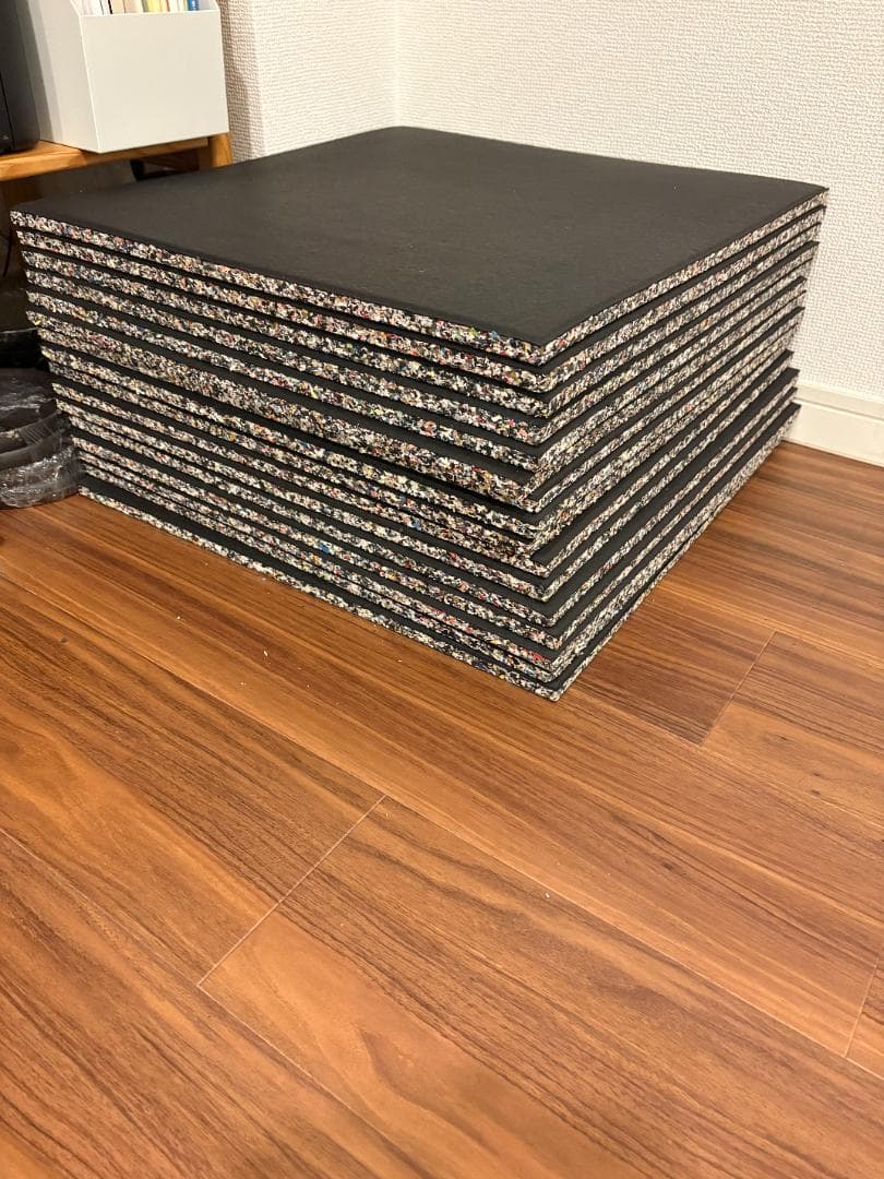 バーベルセット約130キロ ジムマット ベンチ付き ホームジムセット バラ売り可