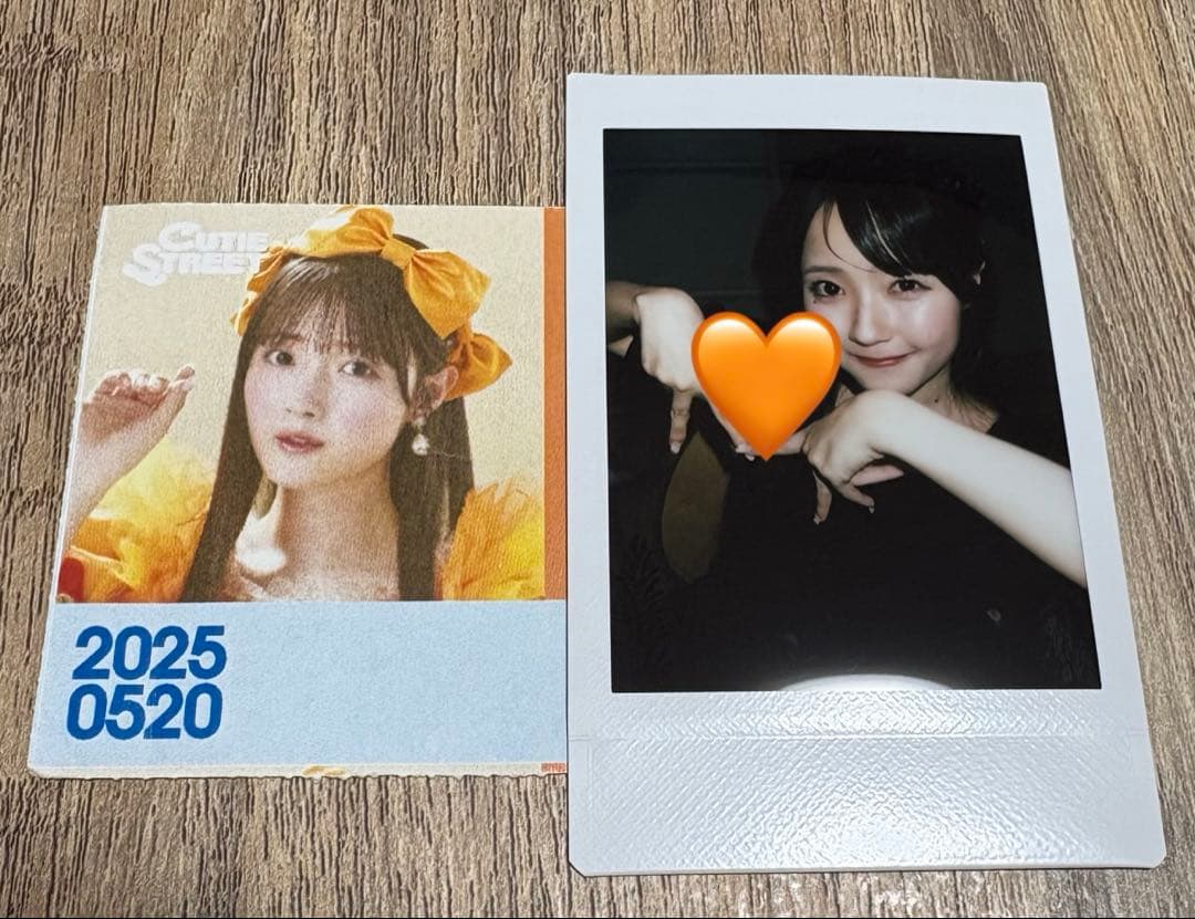 【最終値下げ】川本笑瑠 増田彩乃生誕祭撮り下ろしチェキ CUTIE STREET