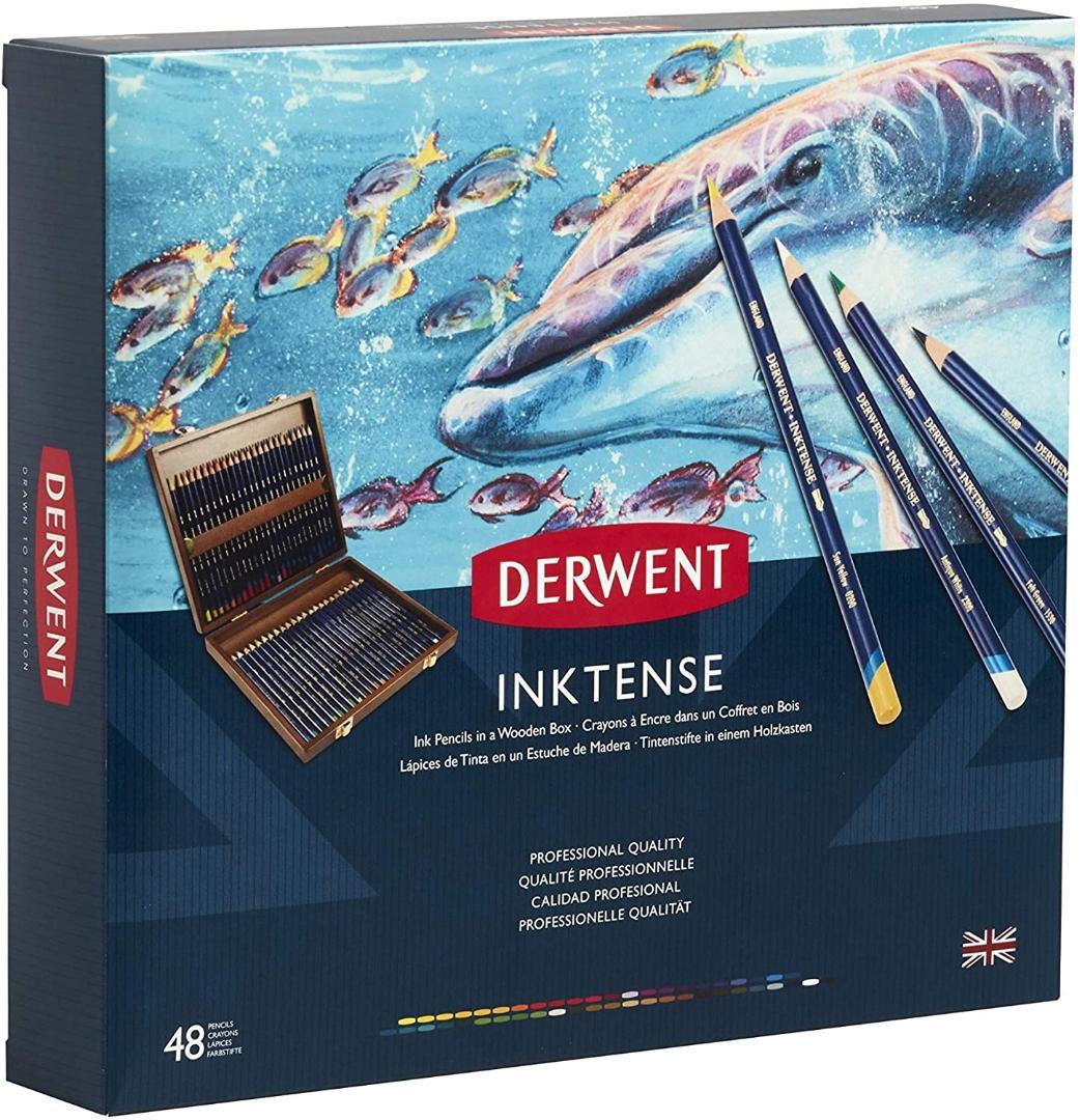 ダーウェント 水彩 色鉛筆 48色セット ウッドボックスセット