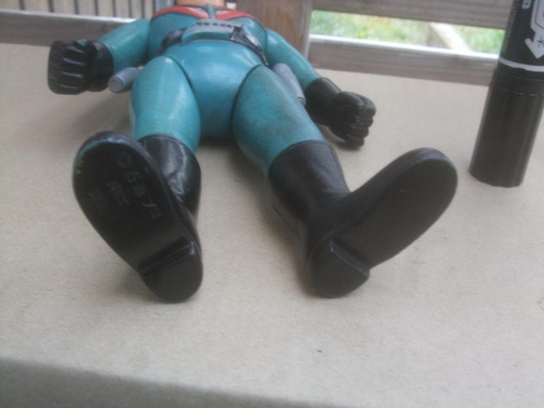 当時物★アオレンジャー★ソフビ・バンダイ