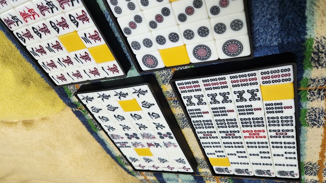 特大 麻雀牌 Ｌサイズ まーじゃんぱい マージャンパイ 麻雀牌一式 Lサイズ