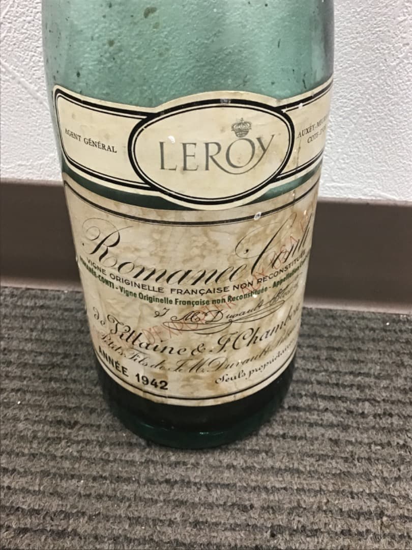 【OY】ロマネコンティ 1942年 空瓶 レア プレミア 限定