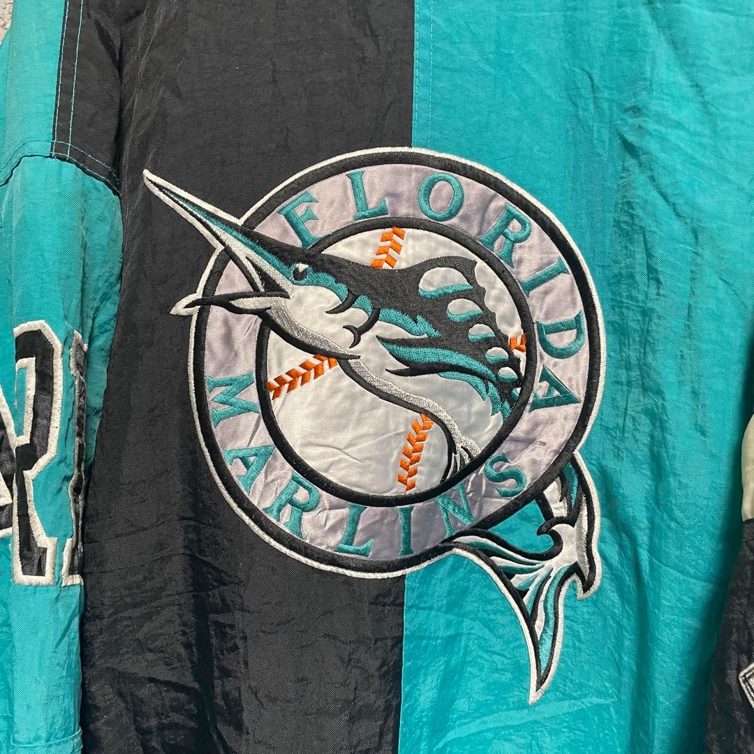 MLB メジャーリーグ マイアミマーリンズ　野球チーム　古着　L