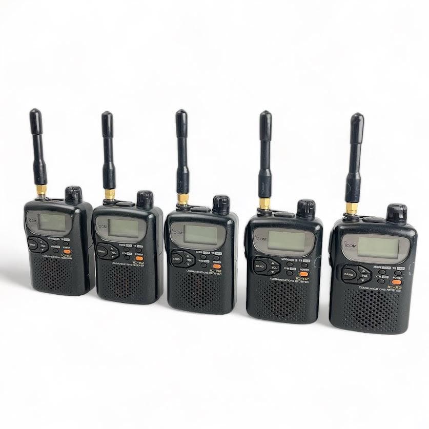 ●icom アイコム● 5台セット IC-R2 広帯域受信機 防災 無線 JR