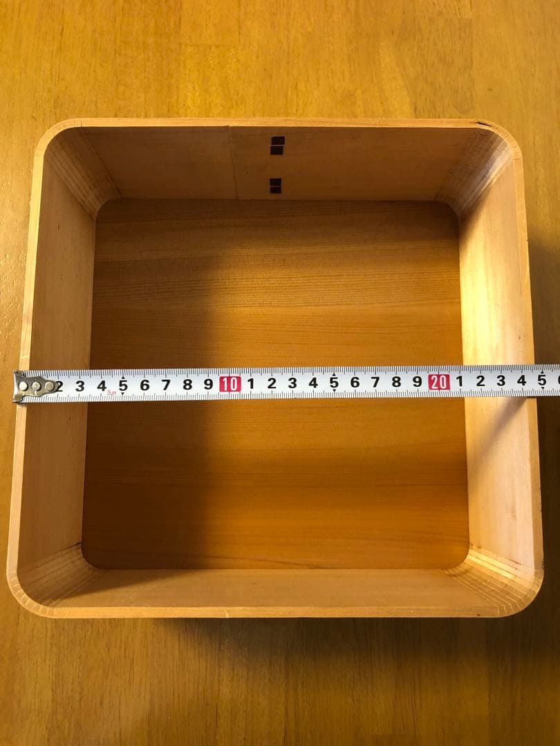 さとちゃん様 c-14 茶道具 炭斗 木製 神折敷 (大) 紙箱