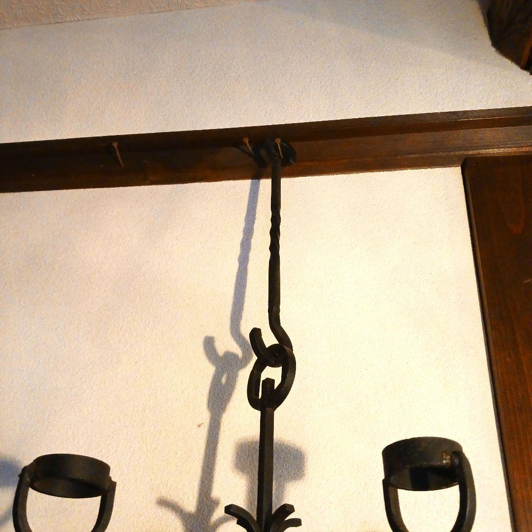 【週末値下げ】アイアン製キャンドルホルダー アンティーク