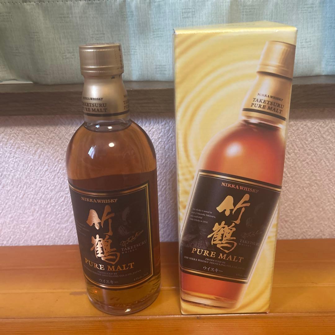 ニッカ 竹鶴 ピュアモルト 箱付き500ml 1本