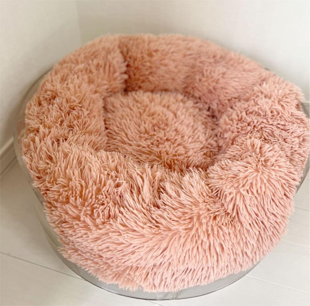 ⭐️高級ペットベッド⭐️アクリル製 ラウンド犬ベッド猫ベッド ソファー