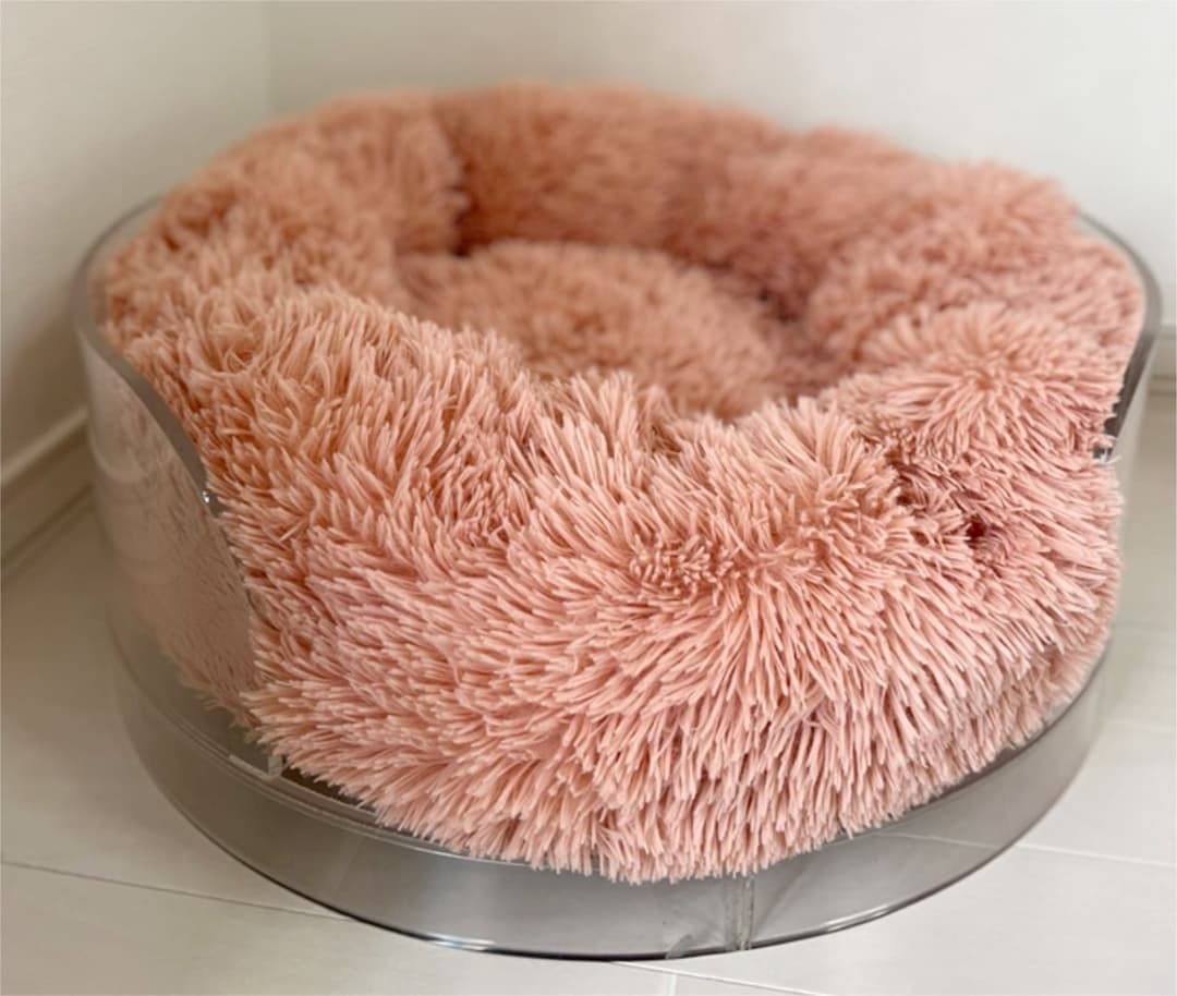 ⭐️高級ペットベッド⭐️アクリル製 ラウンド犬ベッド猫ベッド ソファー