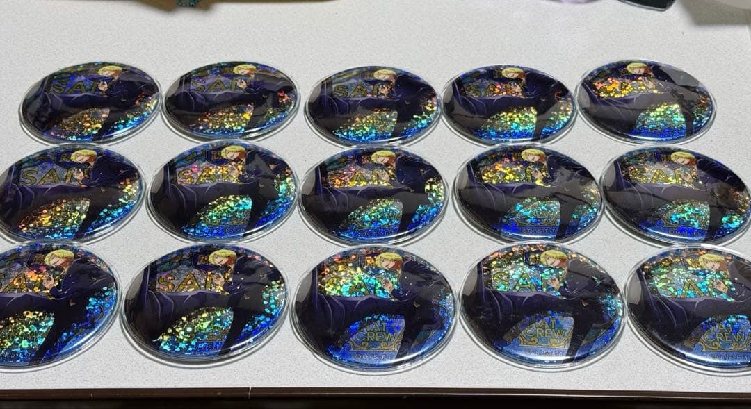 【15点セット】ONE PIECE ワンピース 輩缶バッジ サンジ