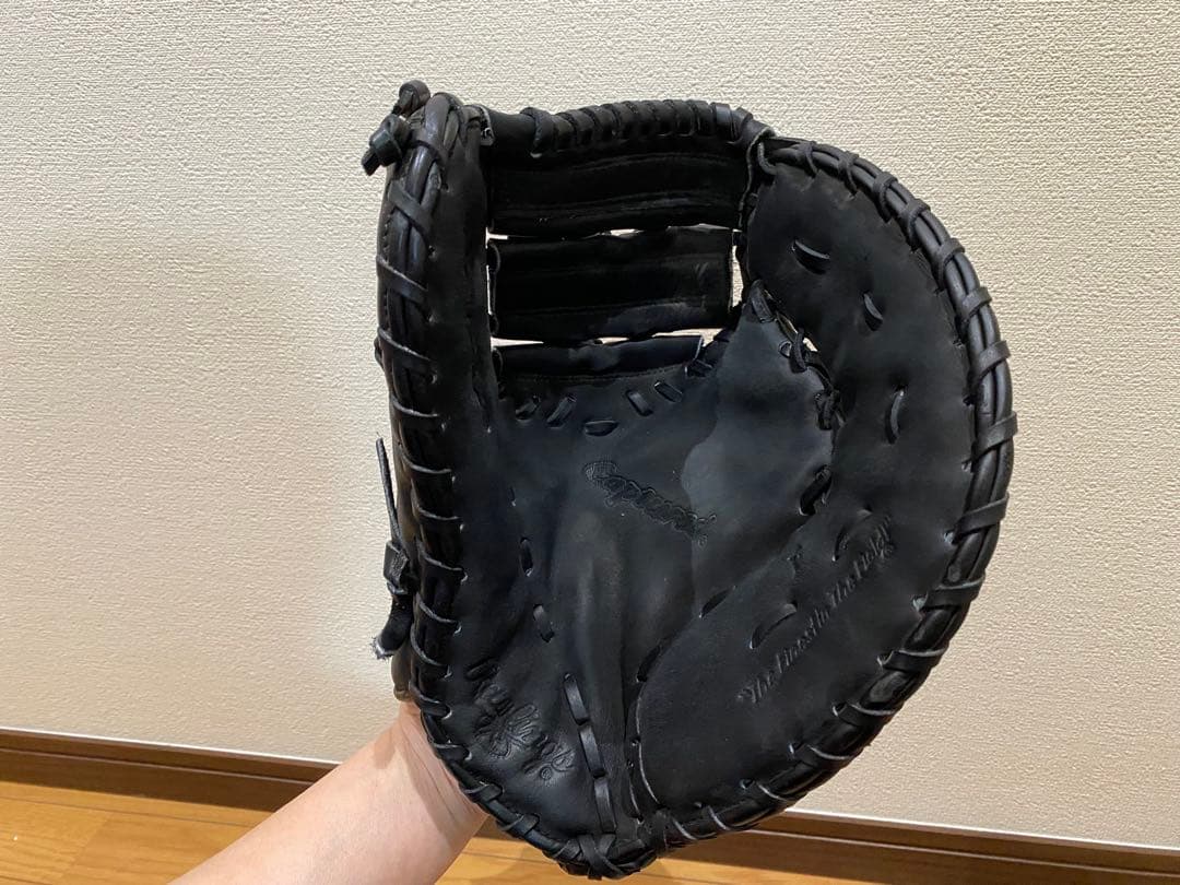 Rawlings 軟式ファーストミット 右投げ用 黒