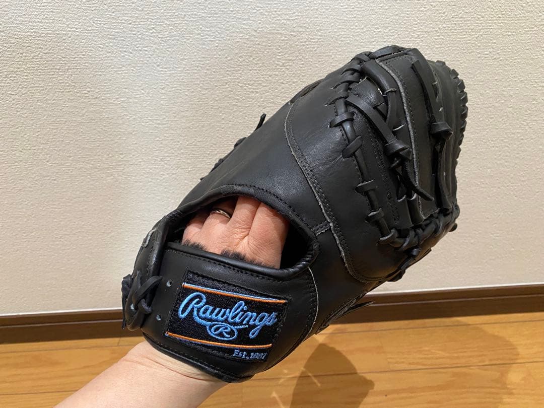 Rawlings 軟式ファーストミット 右投げ用 黒