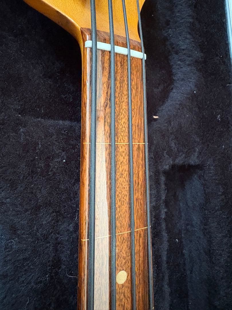 【希少】フリーダムカスタムギターリサーチ フレットレスベース ハードケース付