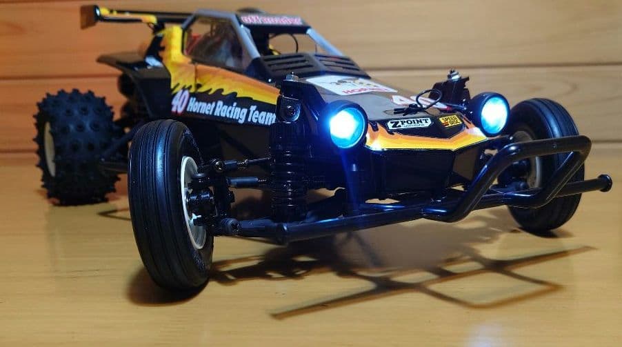 タミヤRCホーネットEVO.(LEDライト付)＆プロポ＆バッテリー充電器完成品