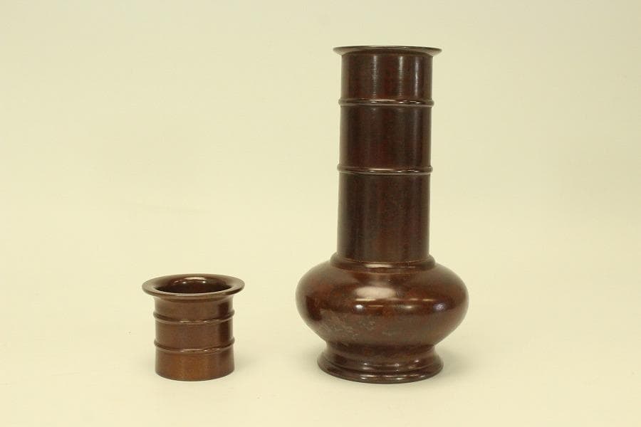 茶道具 鋳銅 台子皆具 一揃 一ノ瀬宗和造 共箱(A682)