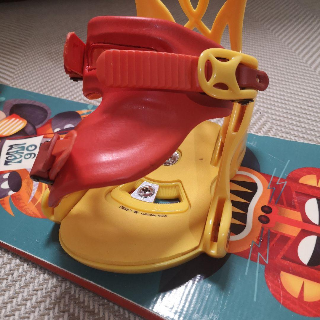 90cm Salomon TEAM スノーボード ビンディング リーシュコード付