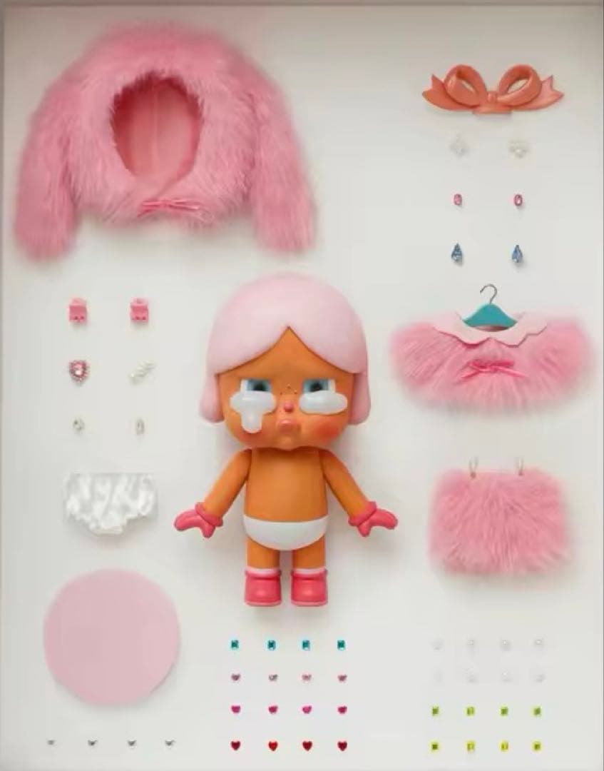 【海外限定】 MEGA crybaby 400% crying in pink