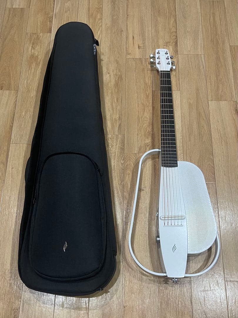enya NEXG2 エレアコ　ギター　ホワイト　ケース付き