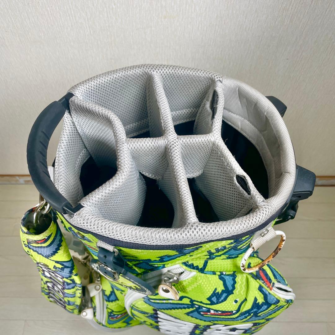 希少　パーリーゲイツ PEARLY GATES ワニ柄 キャディバッグ スタンド