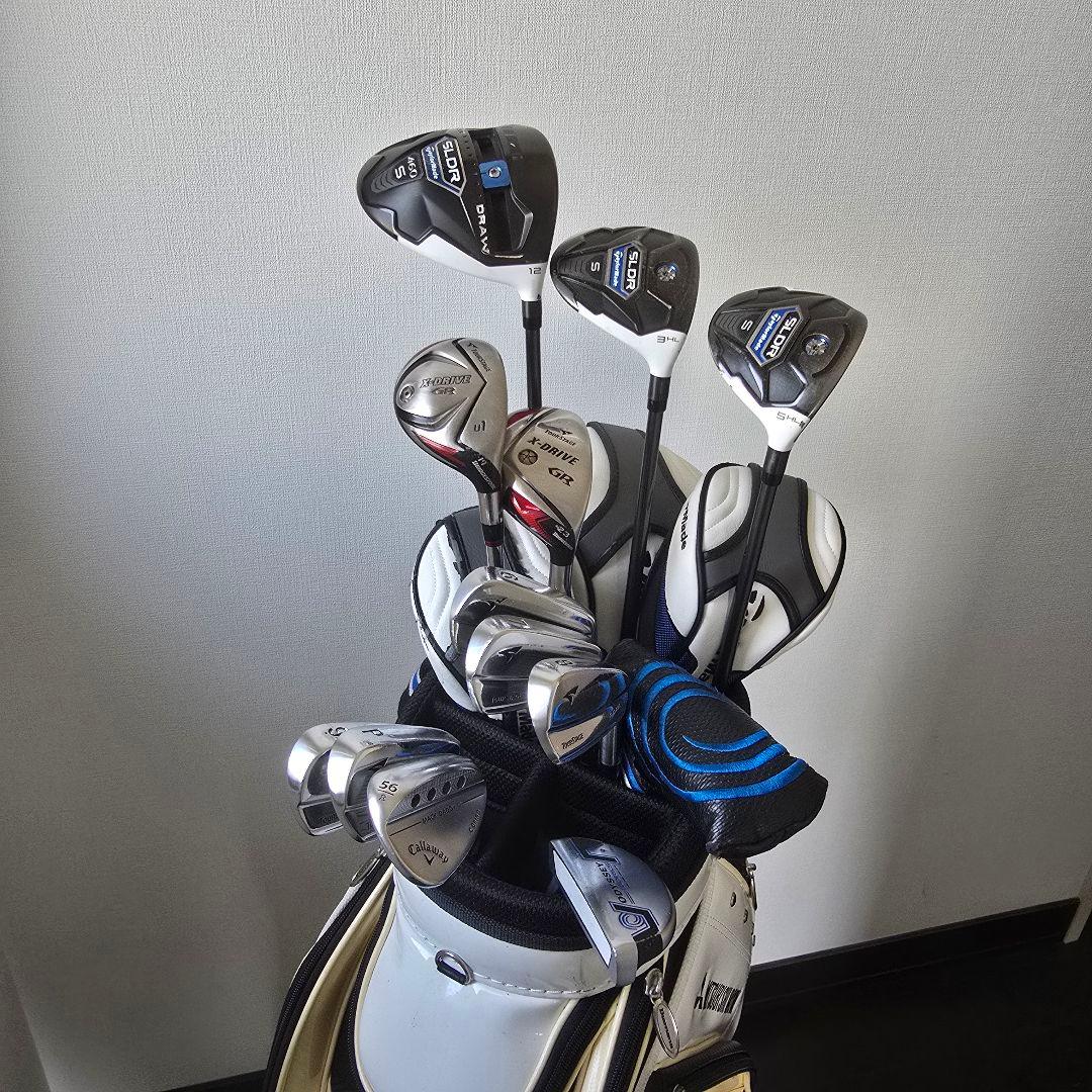 【プロモデル】Taylormade フルセット 3点ショルダー