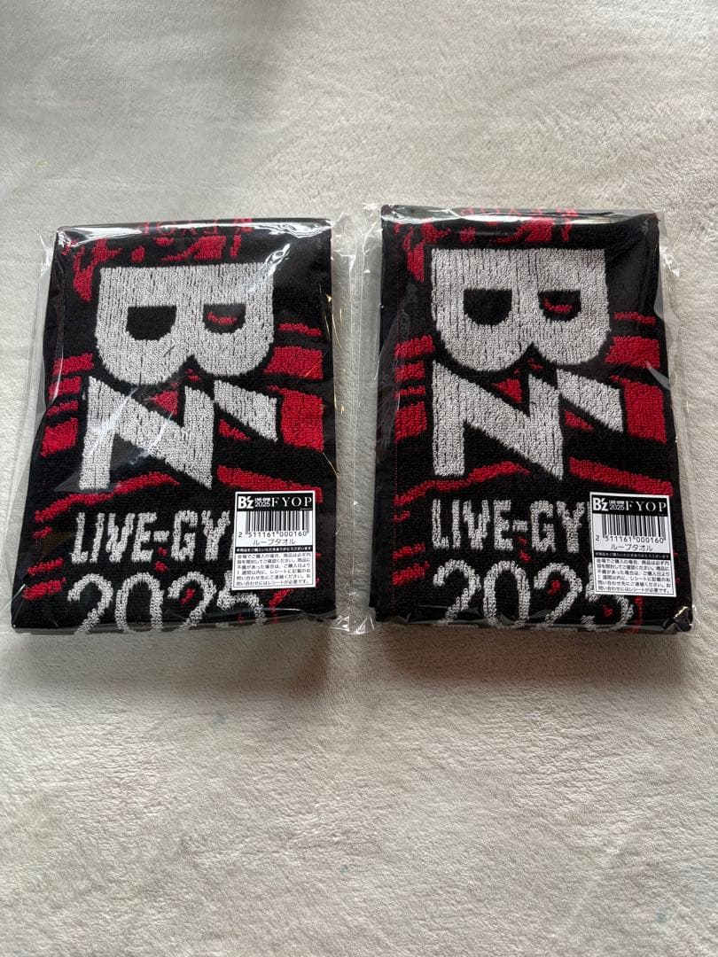 B'z LIVE 2025 -FYOP- ループタオル 2点セット