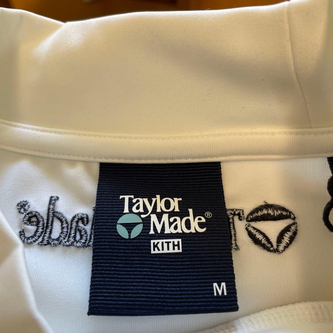 新品未使用タグ付　kith Taylormade モックネックロングシャツ　白