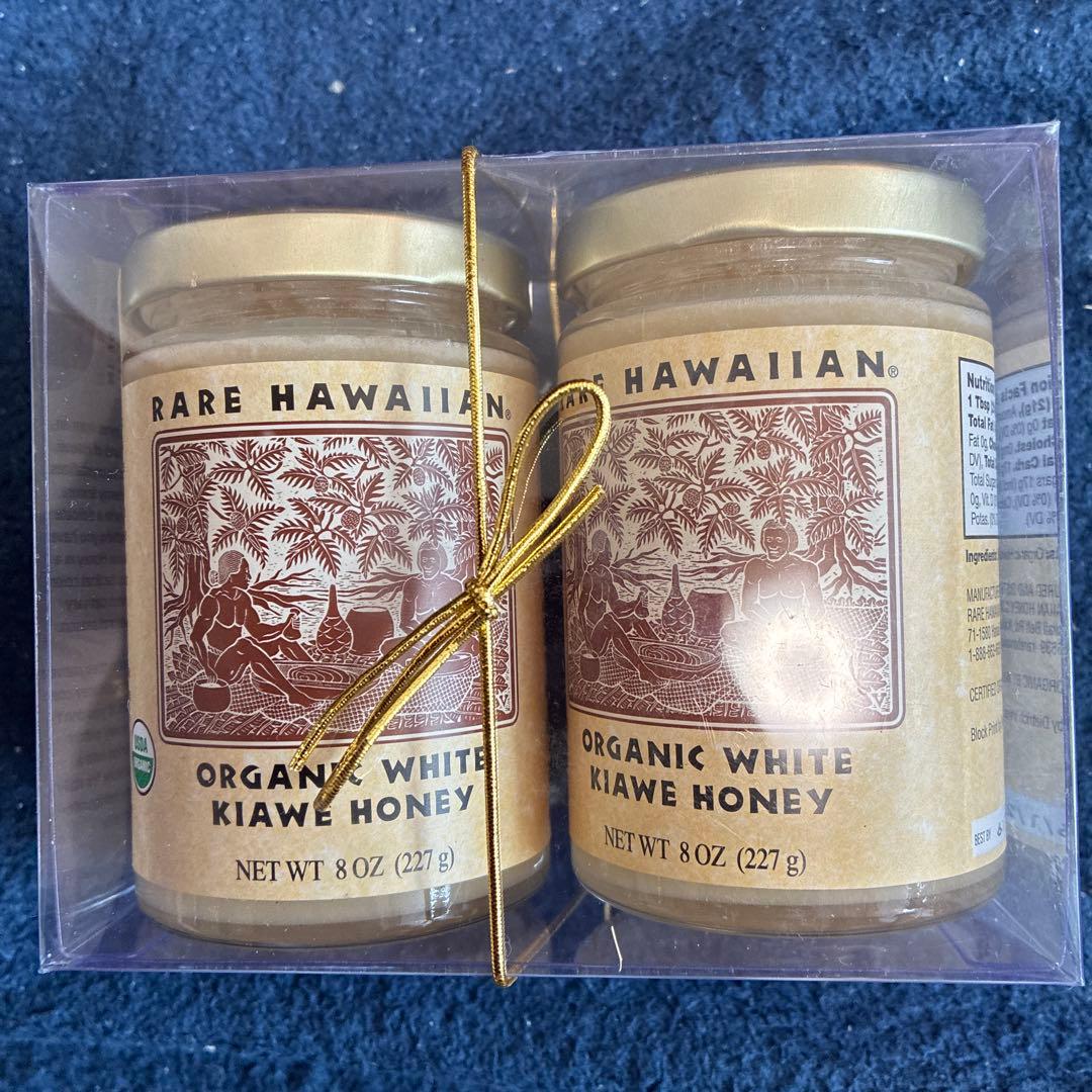 Rare HawaiianOrganicWhite Kiawe Honey 2個