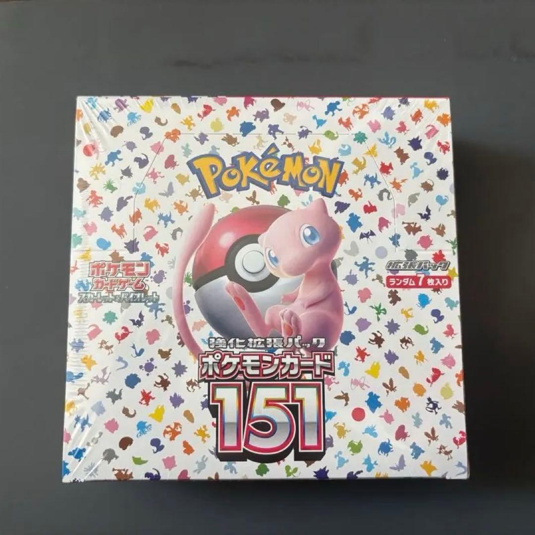 ポケモンカード 151 シュリンク付き 未開封 1BOX