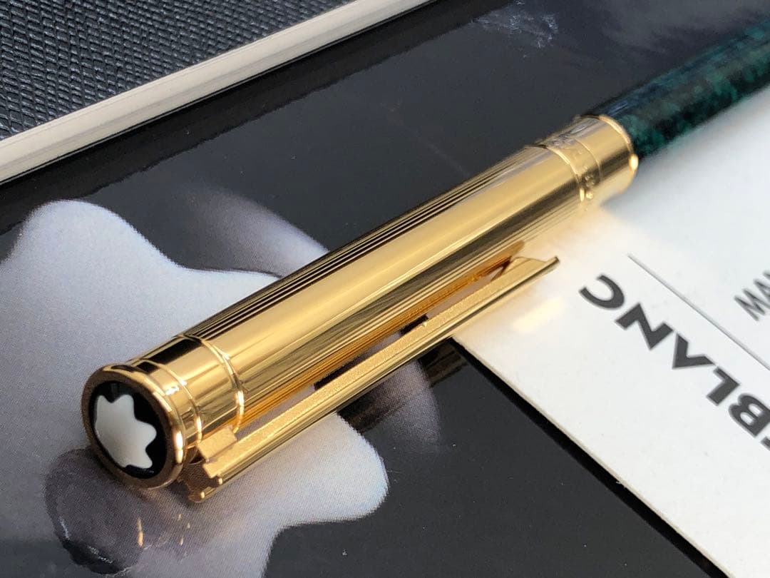 モンブラン　★幸運を導くグリーン・メノウ・入手困難な逸品！★最高級★未使用保管品